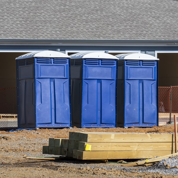 is there a specific order in which to place multiple portable restrooms in Kenefic